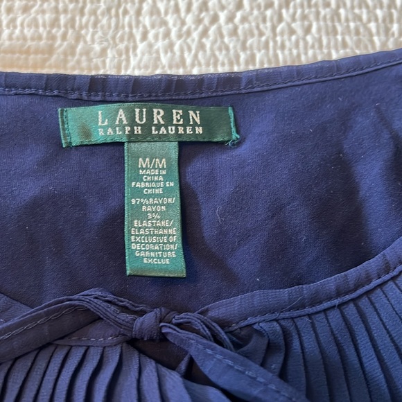 Ralph Lauren sleeveless top Navy Blue - Picture 3 of 5